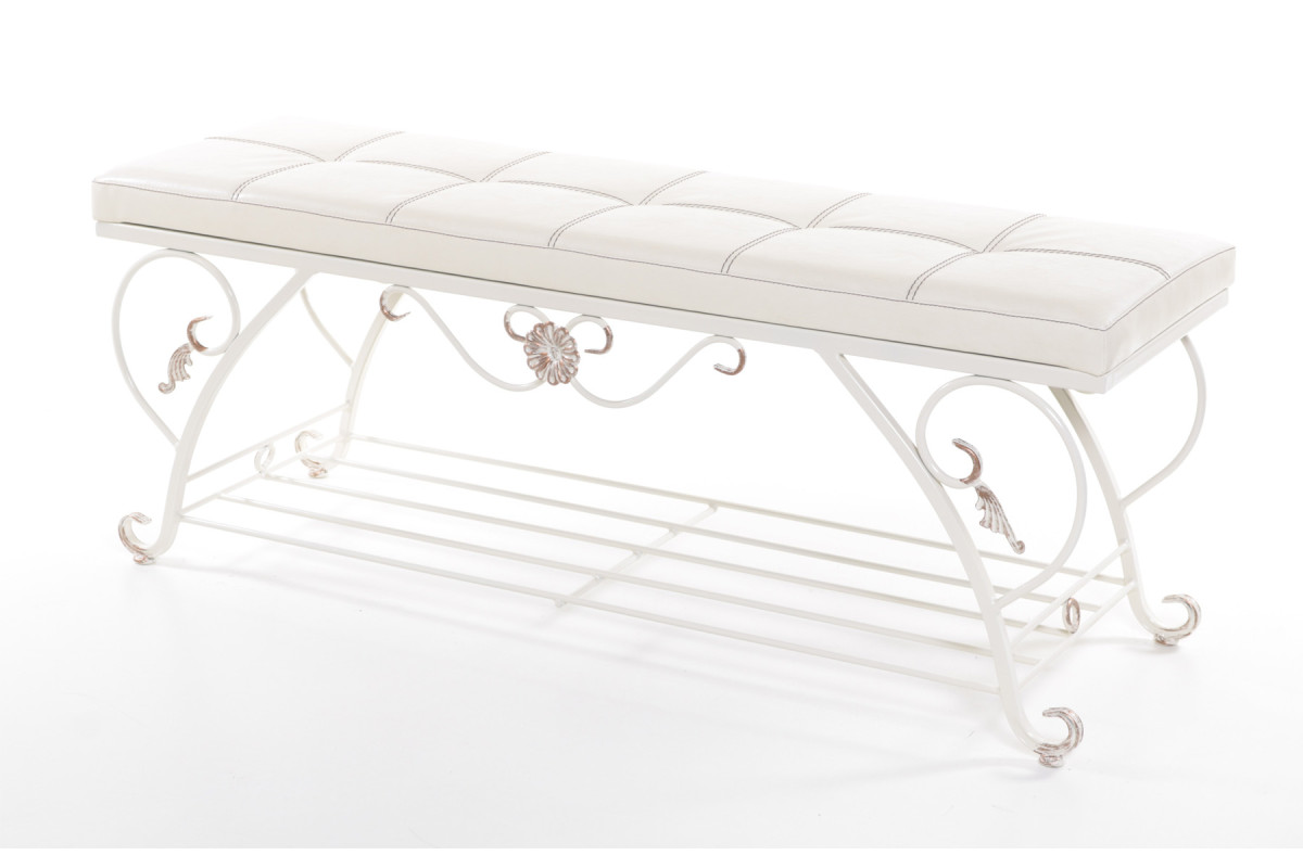 Банкетка CLASSIC арт. 3.3-Д Беж. с дек. полкой