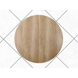 Обеденный стол AMC Elite (серии SLIM) / E18(900) D1 (черный/Дуб Небраска Натуральный)