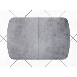 Обеденный стол AMC Elite (серии SLIM) / E18(1100) D2 (бежевый/Бетон Чикаго светло-серый)