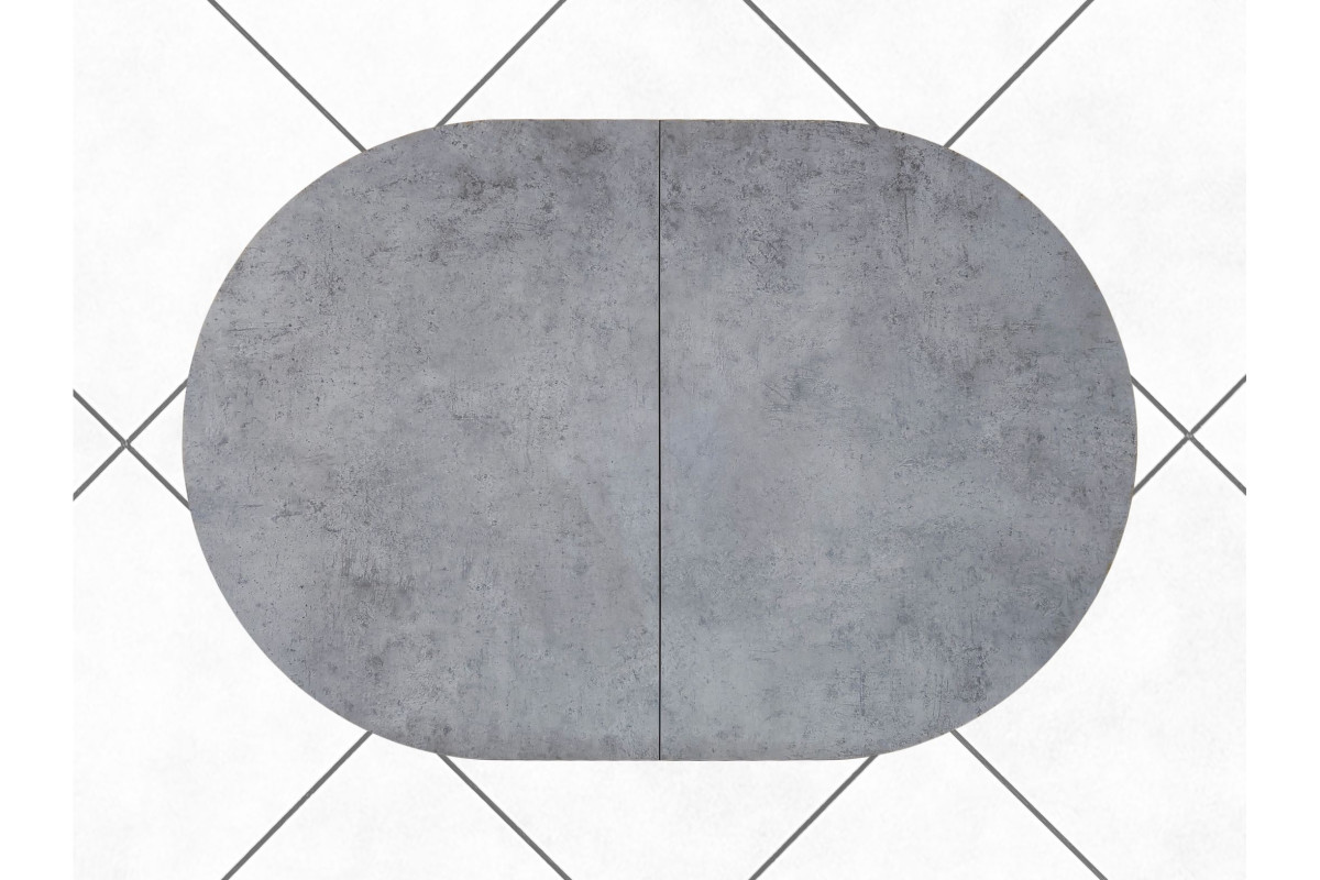 Обеденный стол AMC Elite (серии SLIM) / E19(1200) D3 (золото/Бетон Чикаго светло-серый)