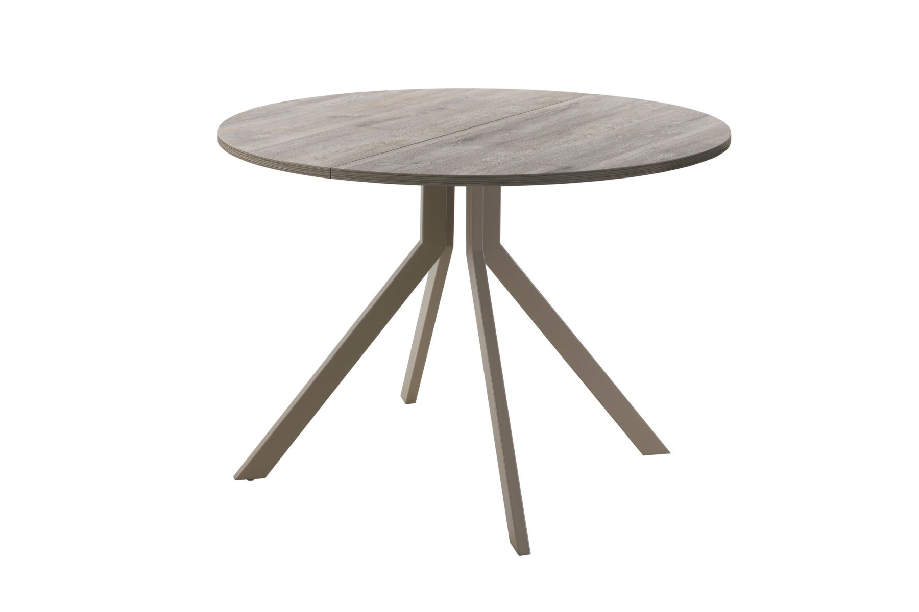 Обеденный стол AMC Elite (серии SLIM) / E18(900) D1 (капучино/Дуб Уайт-Ривер песочно-бежевый)