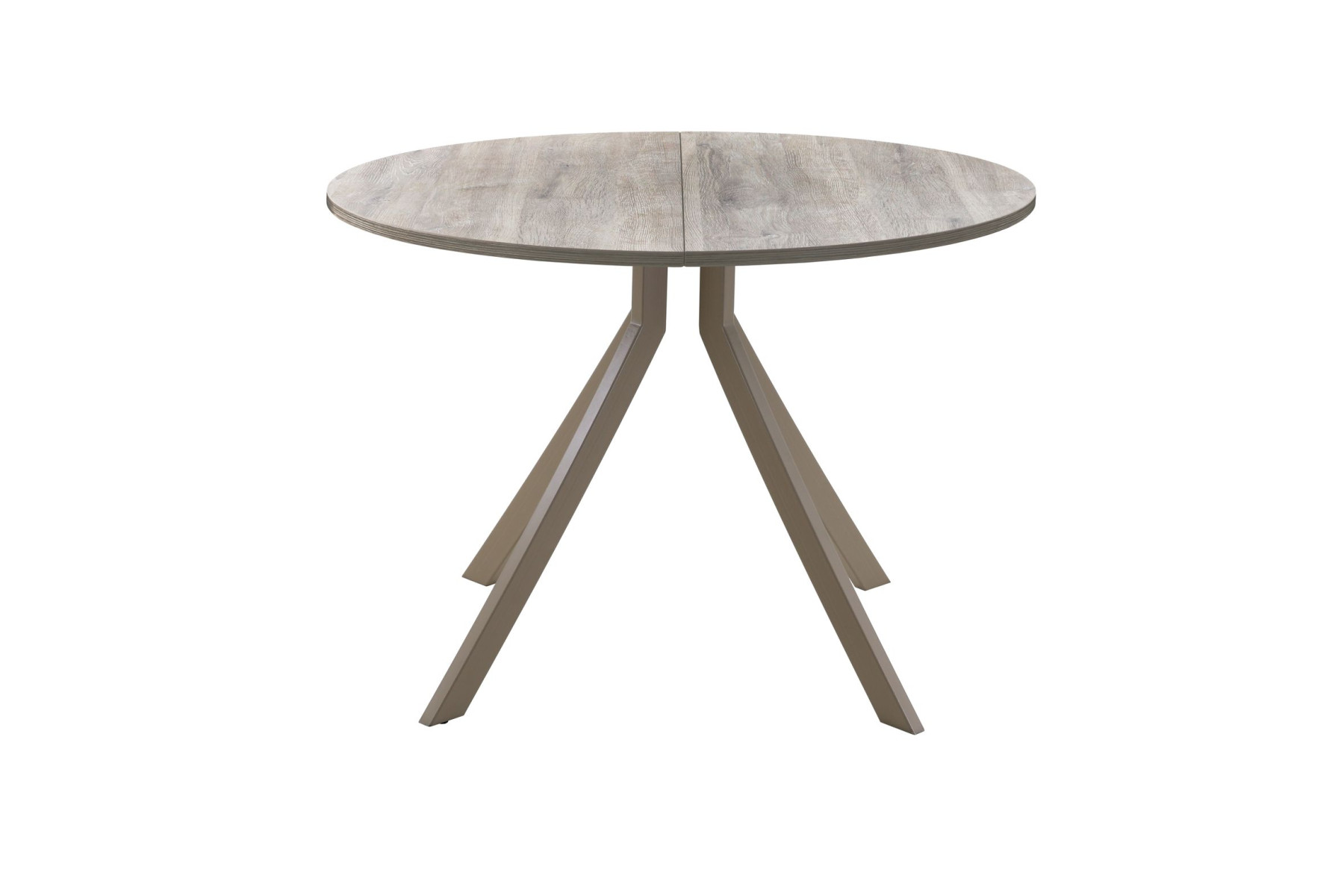 Обеденный стол AMC Elite (серии SLIM) / E18(900) D1 (капучино/Дуб Уайт-Ривер песочно-бежевый)