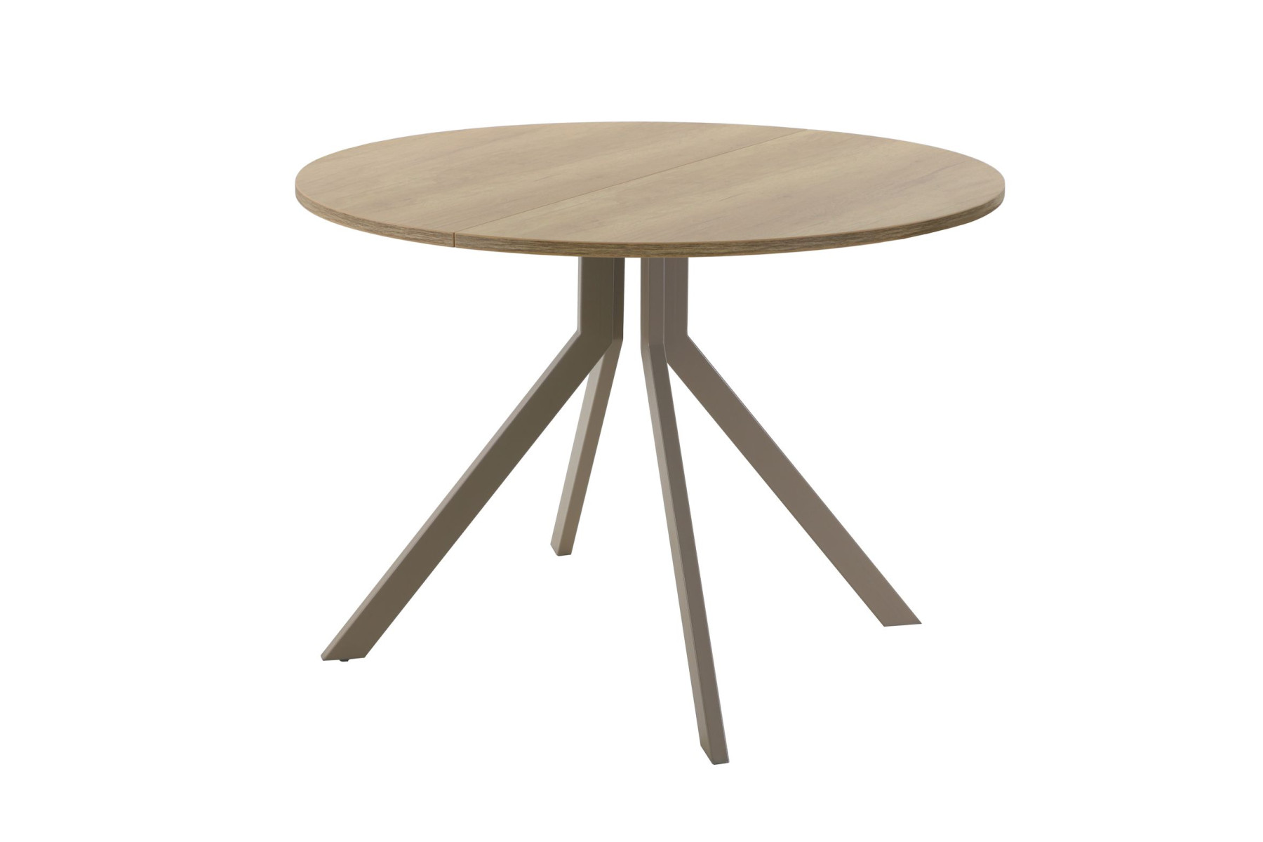 Обеденный стол AMC Elite (серии SLIM) / E18(800) D1 (капучино/Дуб Небраска Натуральный)