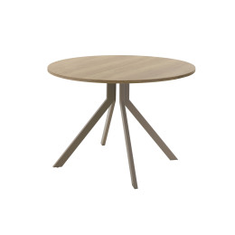 Обеденный стол AMC Elite (серии SLIM) / E18(900) D1 (капучино/Дуб Небраска Натуральный)