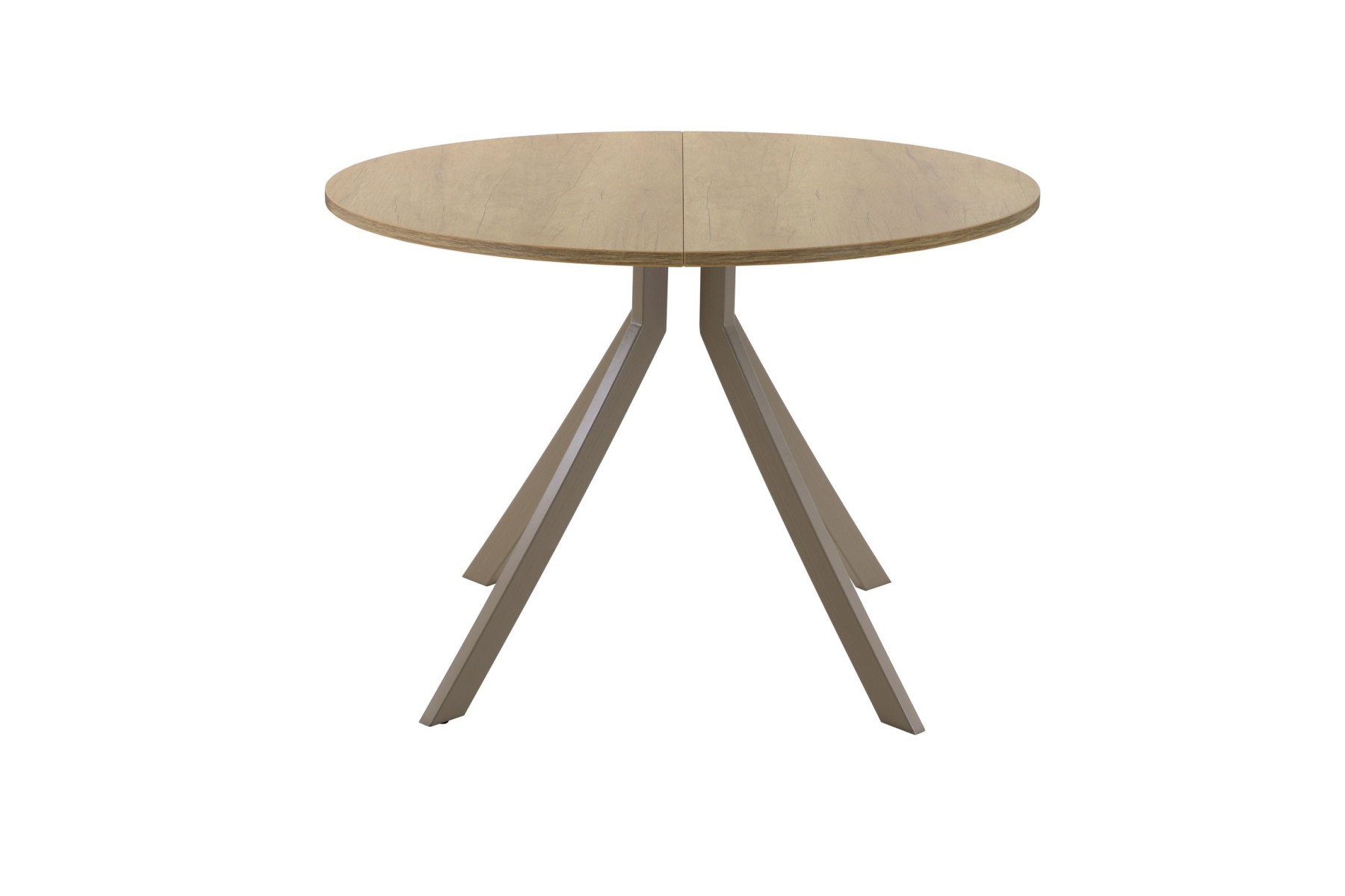 Обеденный стол AMC Elite (серии SLIM) / E18(800) D1 (капучино/Дуб Небраска Натуральный)