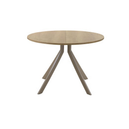 Обеденный стол AMC Elite (серии SLIM) / E18(900) D1 (капучино/Дуб Небраска Натуральный)