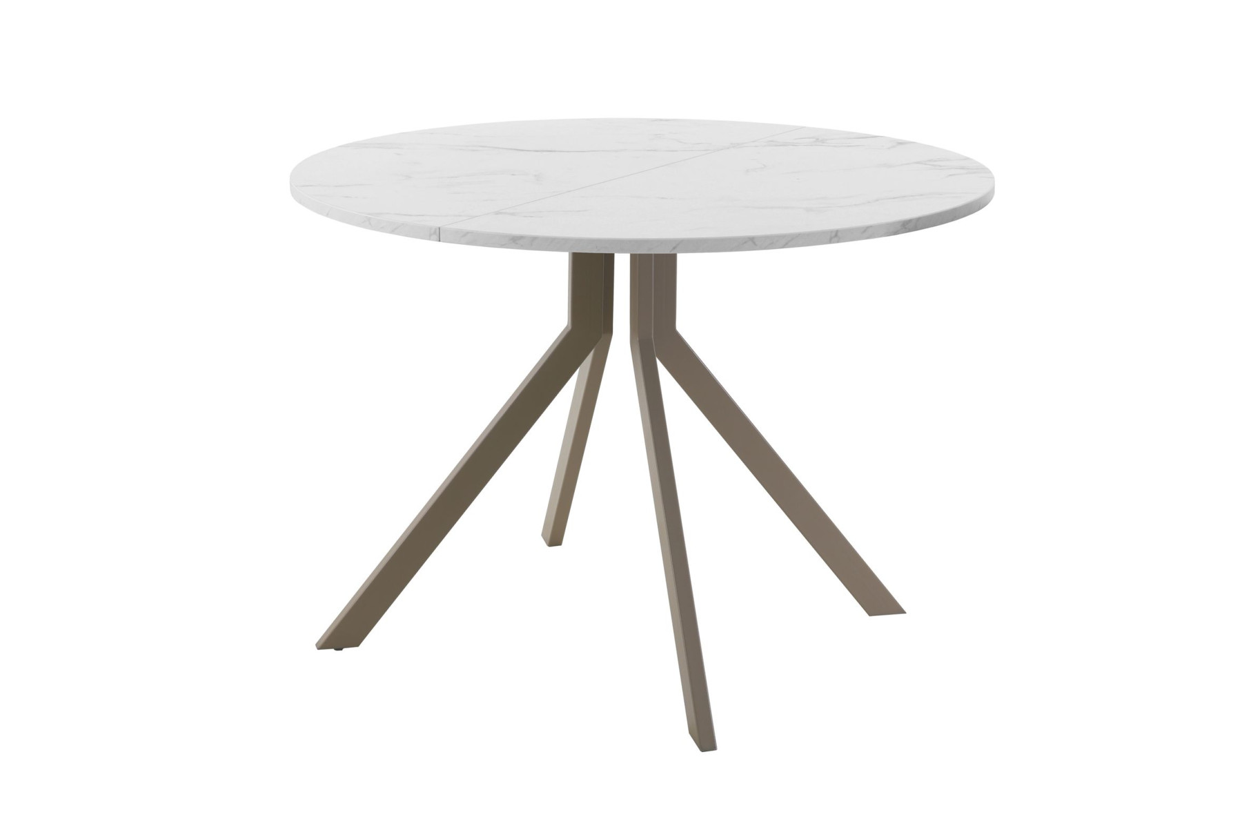 Обеденный стол AMC Elite (серии SLIM) / E18(900) D1 (капучино/Мрамор Кристалл)