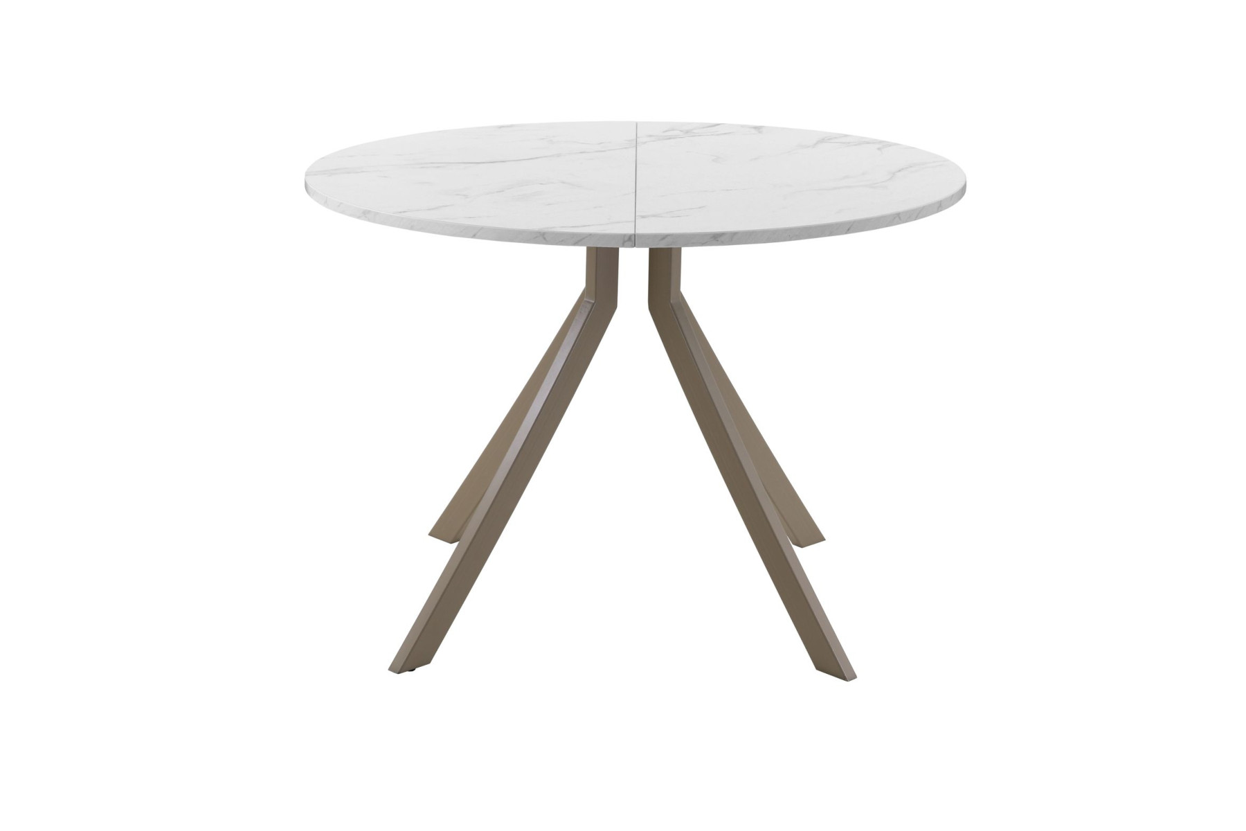 Обеденный стол AMC Elite (серии SLIM) / E18(900) D1 (капучино/Мрамор Кристалл)