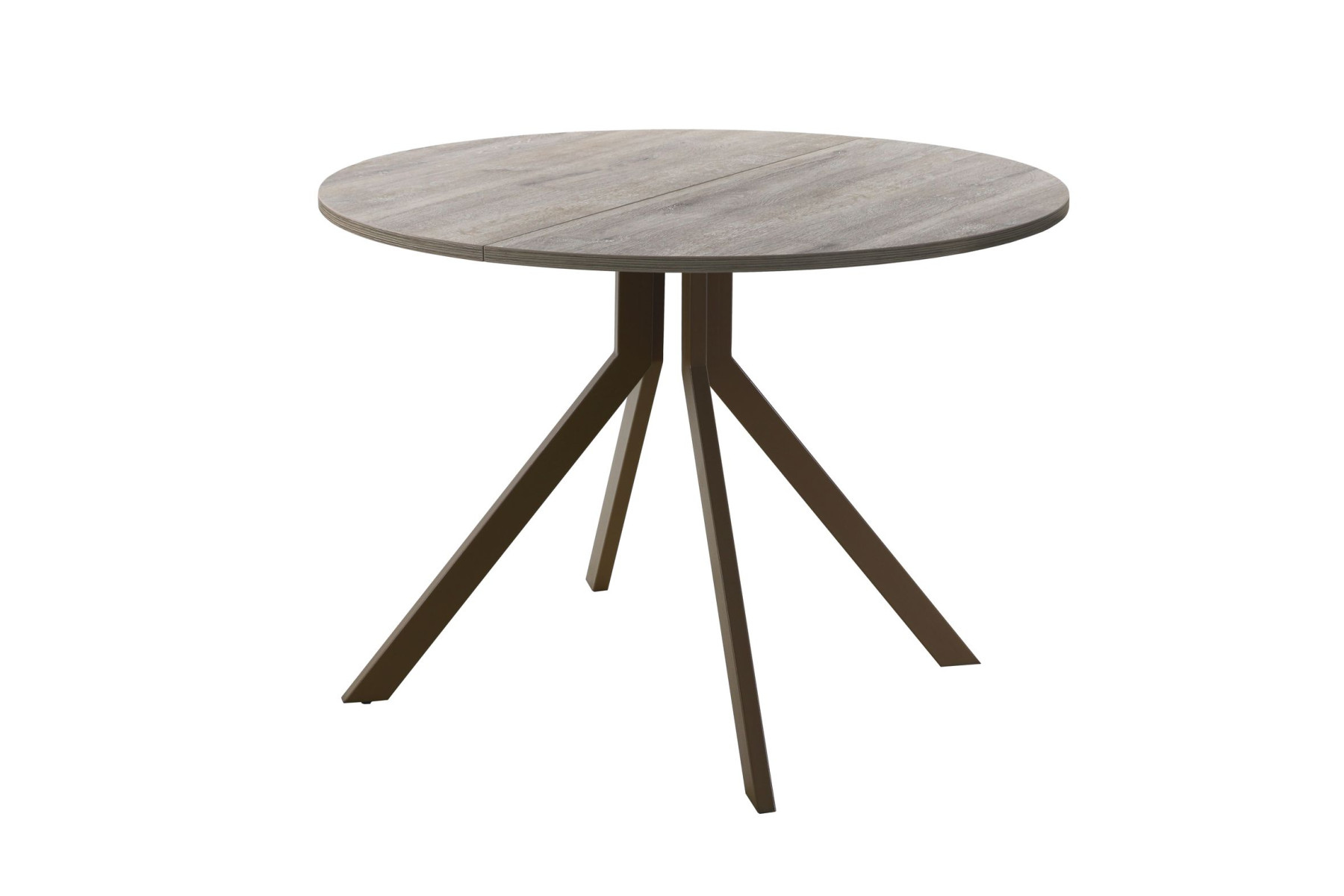 Обеденный стол AMC Elite (серии SLIM) / E18(900) D1 (коричневый/Дуб Уайт-Ривер песочно-бежевый)