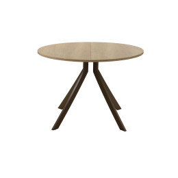 Обеденный стол AMC Elite (серии SLIM) / E18(900) D1 (коричневый/Дуб Небраска Натуральный)