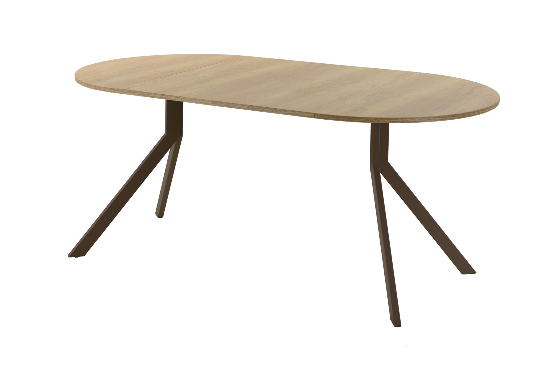 Обеденный стол AMC Elite (серии SLIM) / E18(900) D1 (коричневый/Дуб Небраска Натуральный)