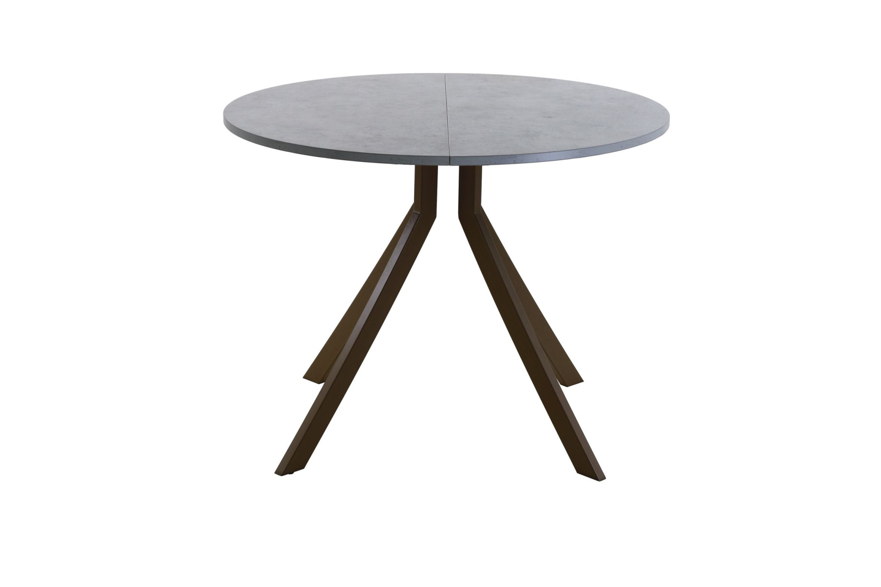 Обеденный стол AMC Elite (серии SLIM) / E18(900) D1 (коричневый/Бетон Чикаго светло-серый)