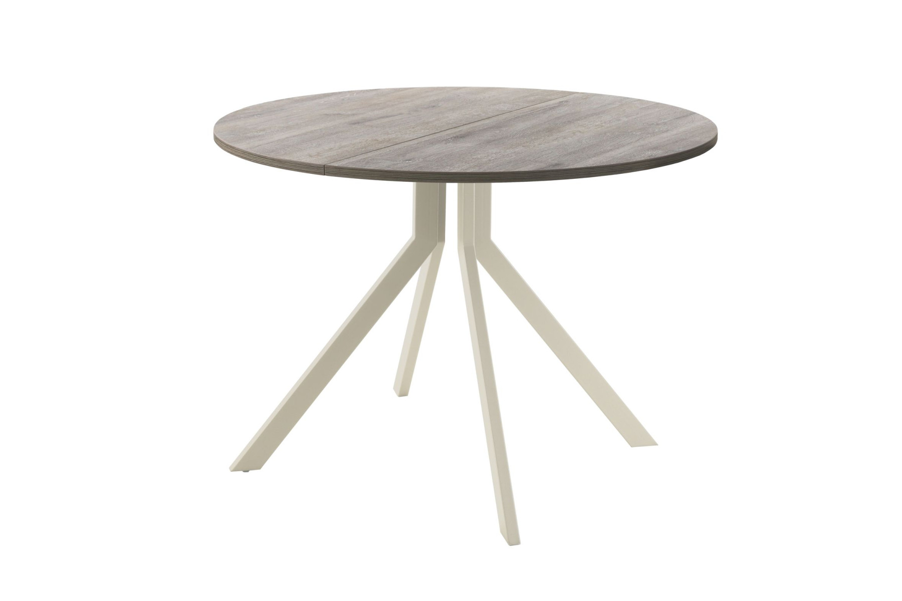 Обеденный стол AMC Elite (серии SLIM) / E18(800) D1 (бежевый/Дуб Уайт-Ривер песочно-бежевый)