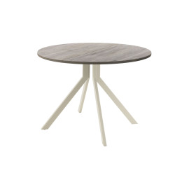 Обеденный стол AMC Elite (серии SLIM) / E18(900) D1 (бежевый/Дуб Уайт-Ривер песочно-бежевый)