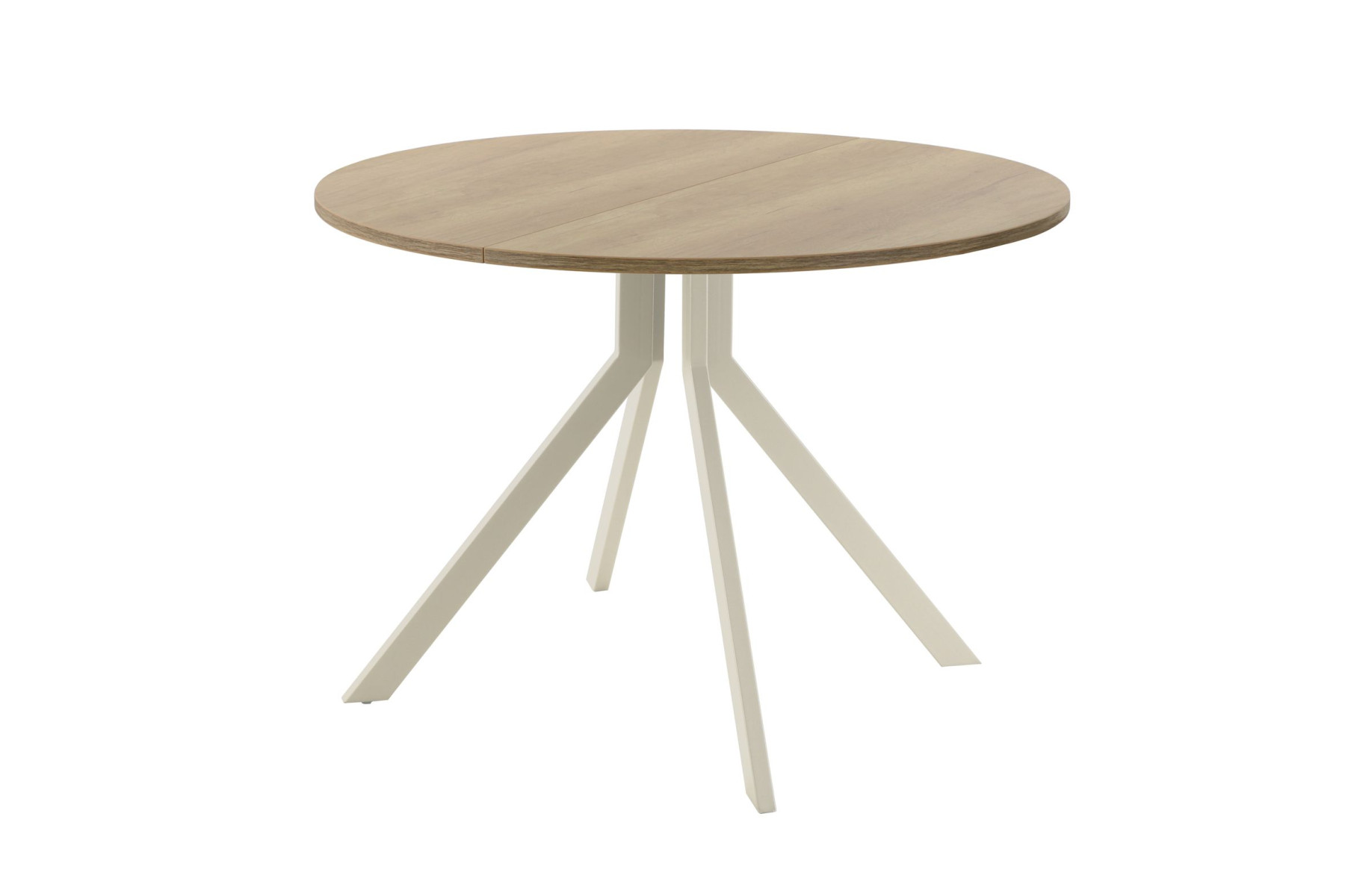 Обеденный стол AMC Elite (серии SLIM) / E18(800) D1 (бежевый/Дуб Небраска Натуральный)