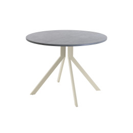 Обеденный стол AMC Elite (серии SLIM) / E18(900) D1 (бежевый/Бетон Чикаго светло-серый)