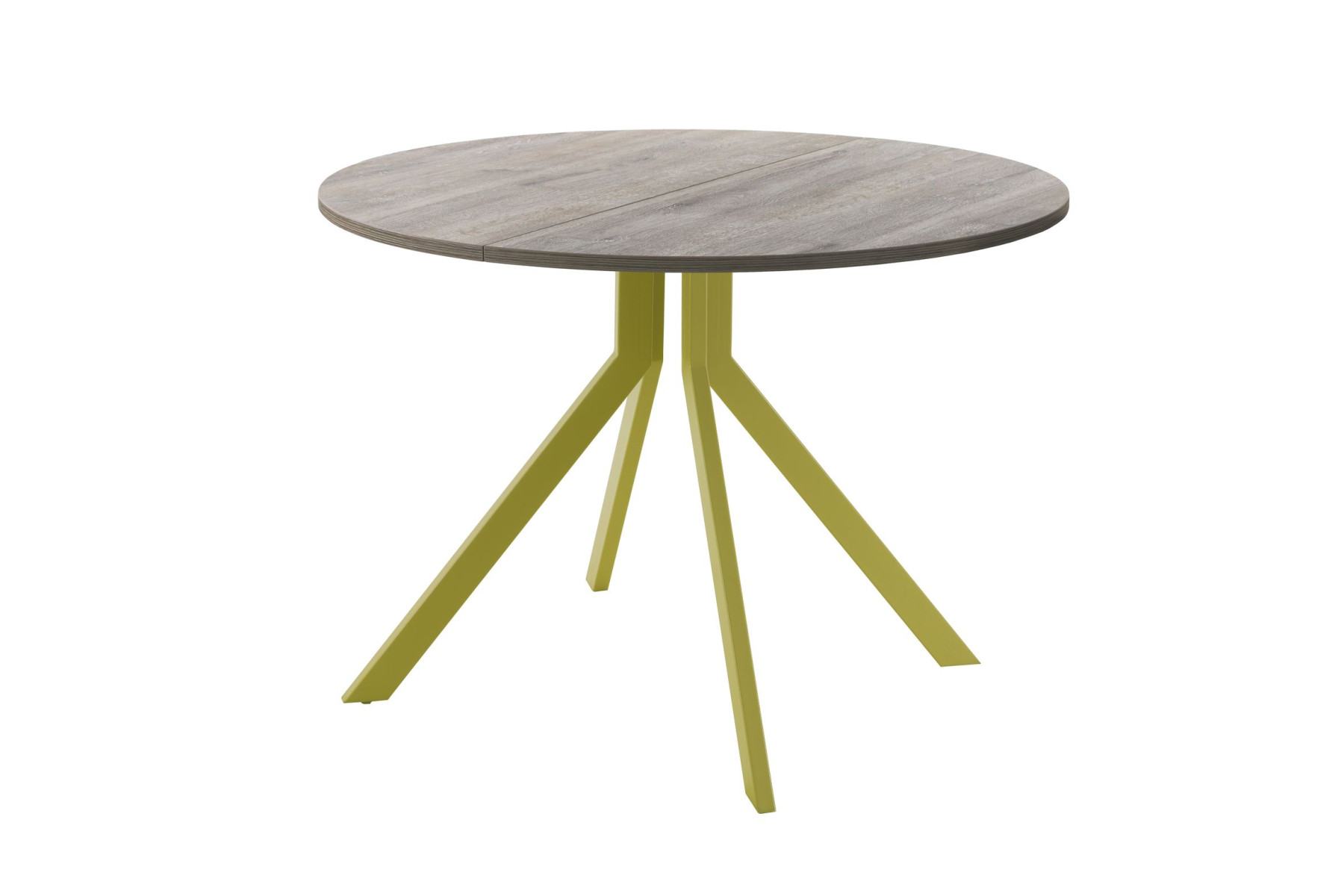 Обеденный стол AMC Elite (серии SLIM) / E18(900) D1 (золото/Дуб Уайт-Ривер песочно-бежевый)