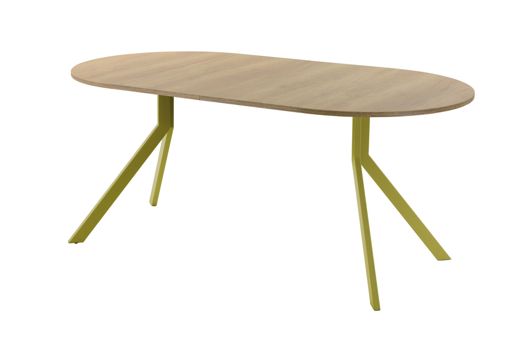 Обеденный стол AMC Elite (серии SLIM) / E18(900) D1 (золото/Дуб Небраска Натуральный)