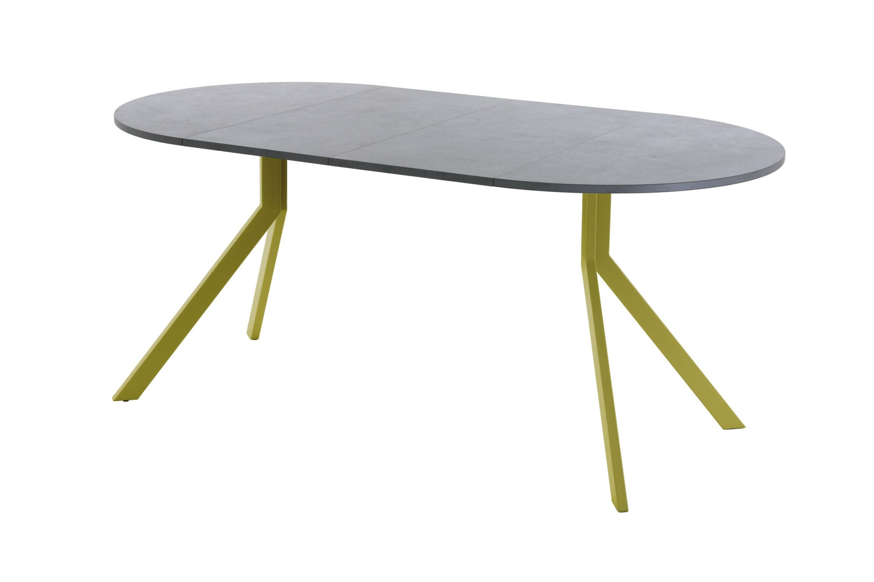 Обеденный стол AMC Elite (серии SLIM) / E18(800) D1 (золото/Бетон Чикаго светло-серый)