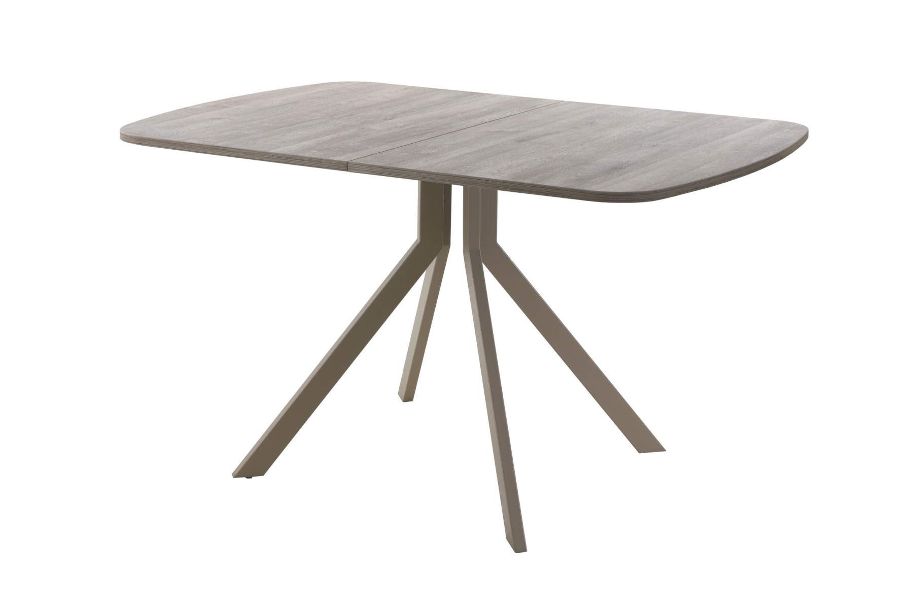 Обеденный стол AMC Elite (серии SLIM) / E18(1100) D2 (капучино/Дуб Уайт-Ривер песочно-бежевый)