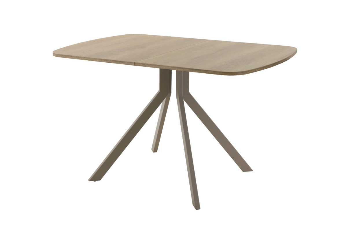 Обеденный стол AMC Elite (серии SLIM) / E18(1100) D2 (капучино/Дуб Небраска Натуральный)