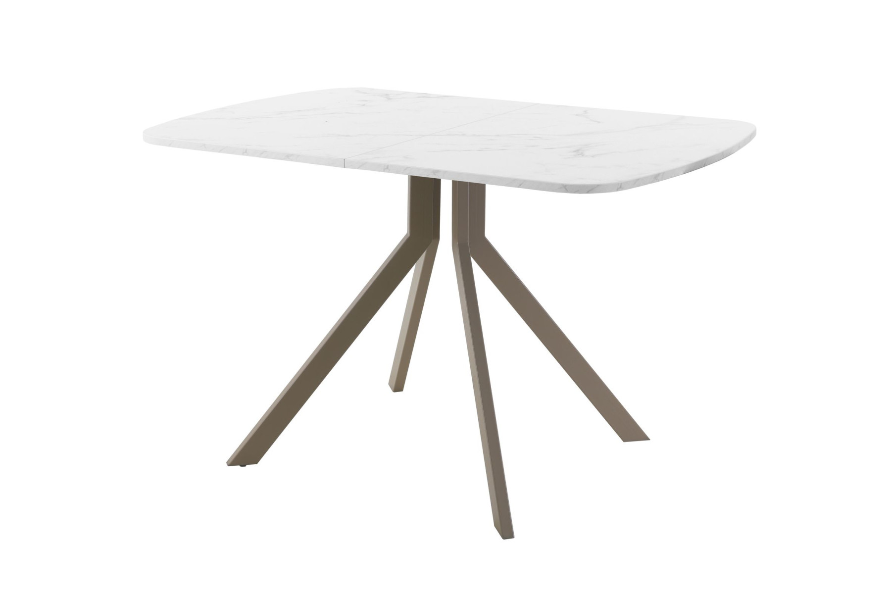 Обеденный стол AMC Elite (серии SLIM) / E18(1100) D2 (капучино/Мрамор Кристалл)