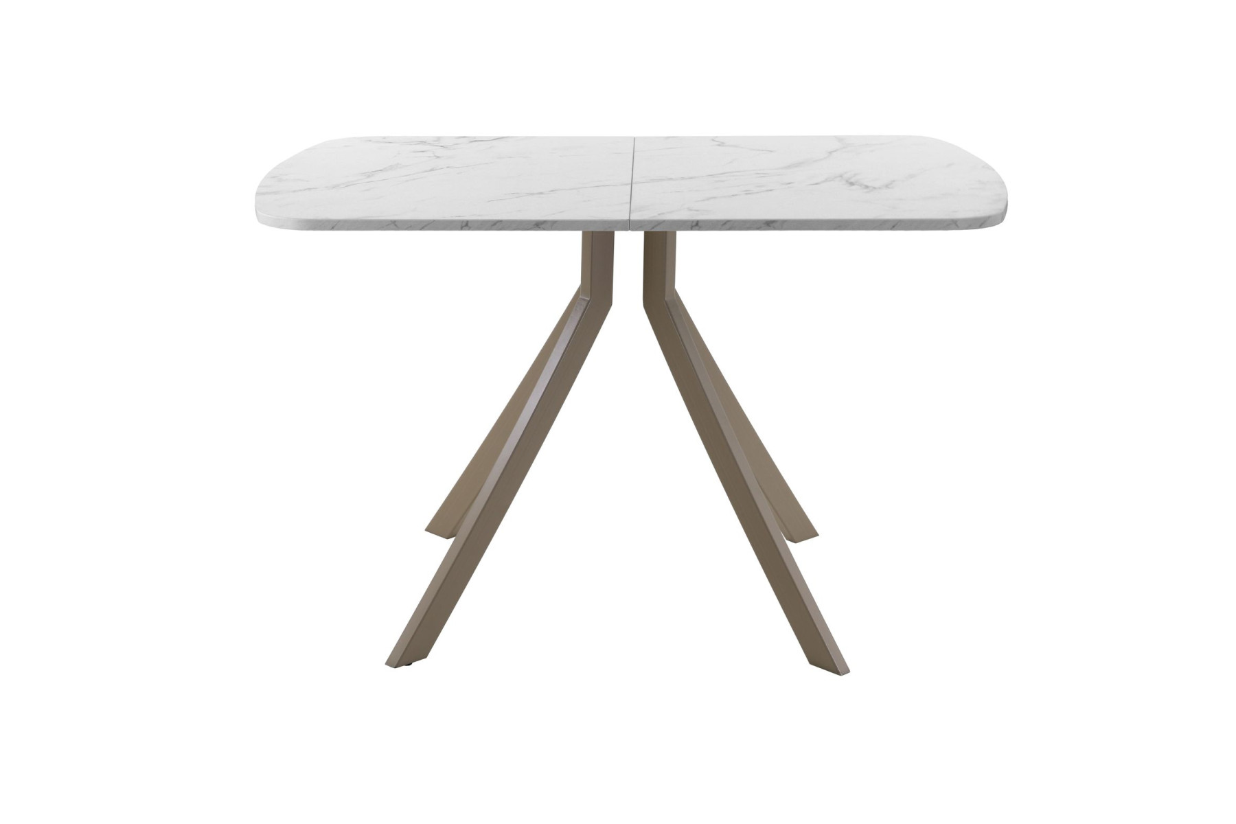 Обеденный стол AMC Elite (серии SLIM) / E18(1100) D2 (капучино/Мрамор Кристалл)