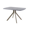 Обеденный стол AMC Elite (серии SLIM) / E18(1100) D2 (капучино/Бетон Чикаго светло-серый)