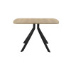 Обеденный стол AMC Elite (серии SLIM) / E18(1100) D2 (черный/Дуб Небраска Натуральный)
