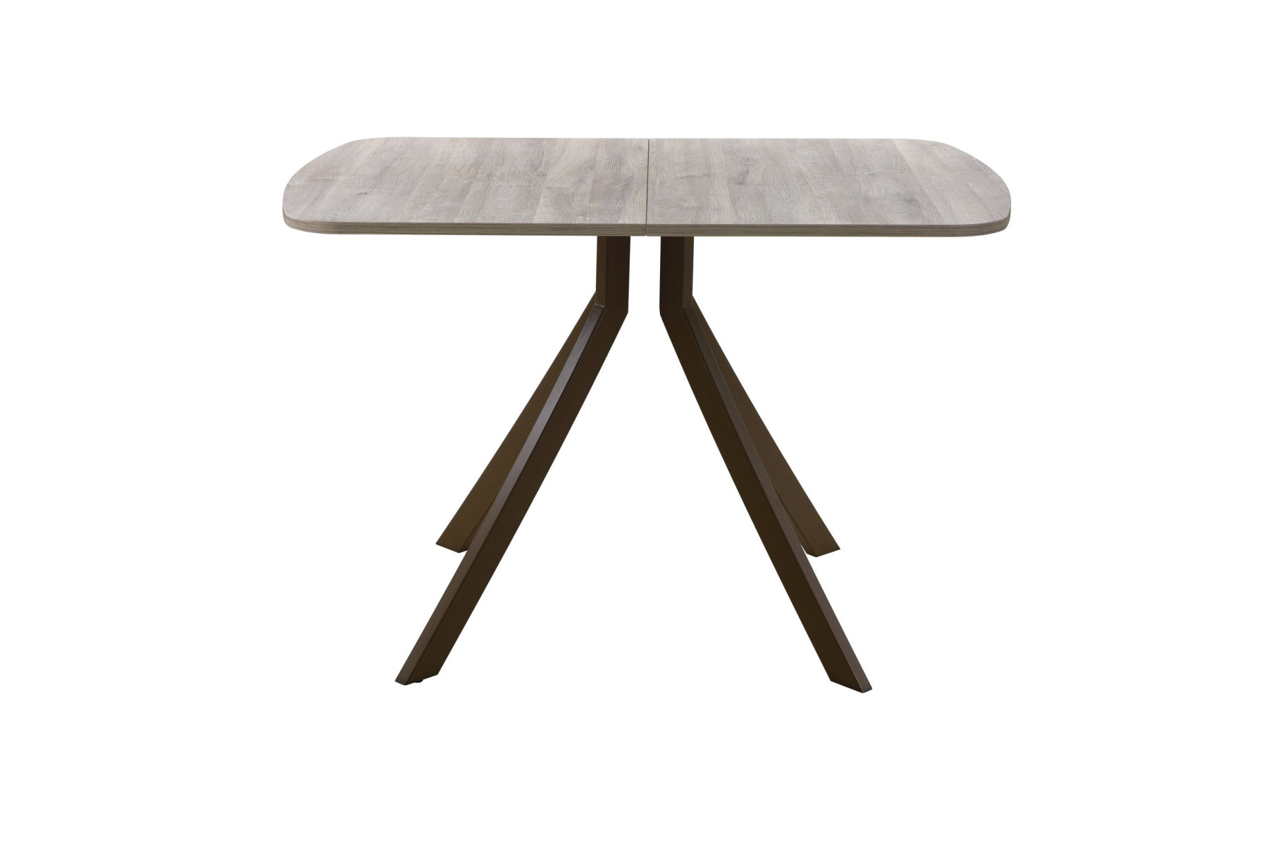 Обеденный стол AMC Elite (серии SLIM) / E18(1100) D2 (коричневый/Дуб Уайт-Ривер песочно-бежевый)