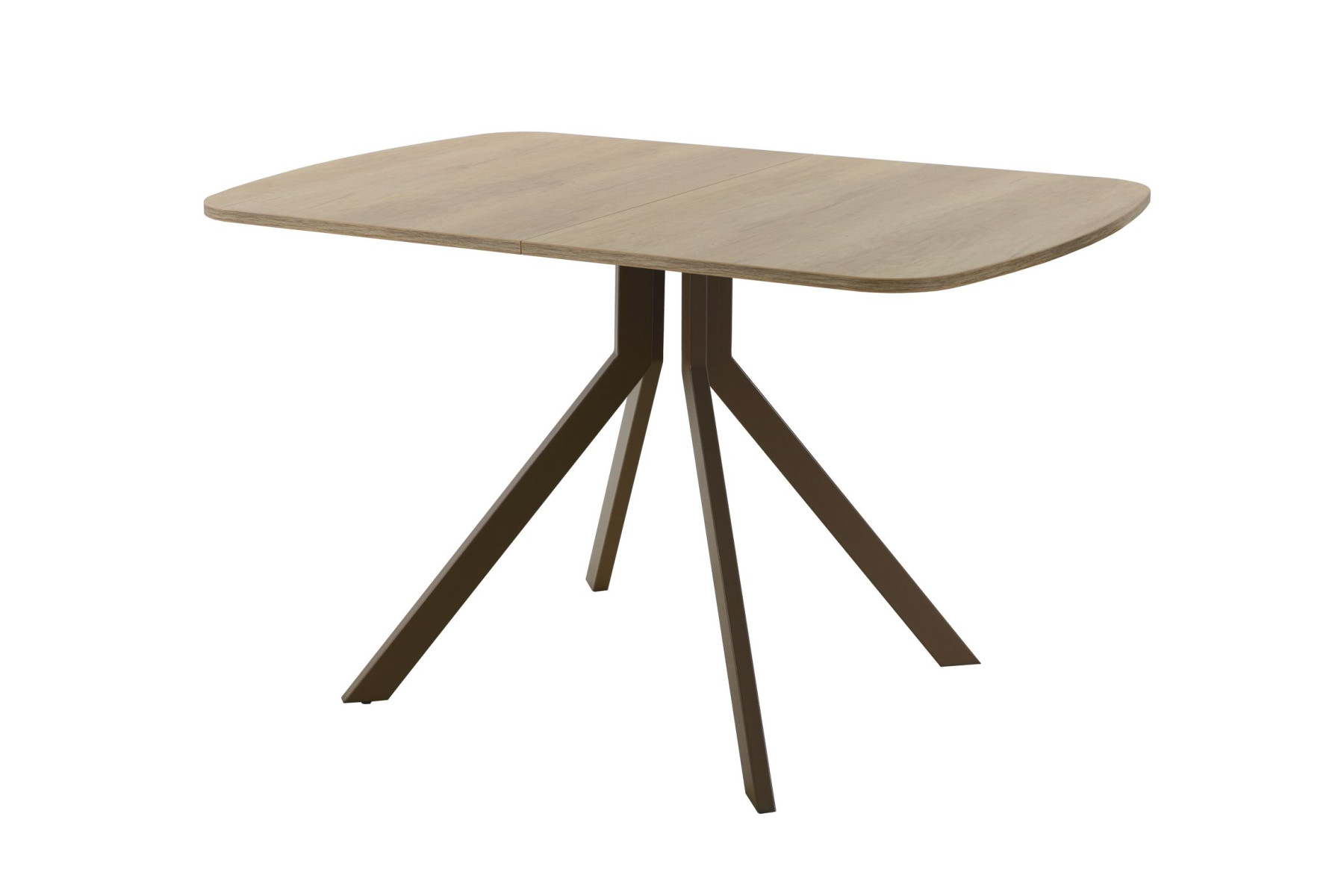 Обеденный стол AMC Elite (серии SLIM) / E18(1200) D2 (коричневый/Дуб Небраска Натуральный)