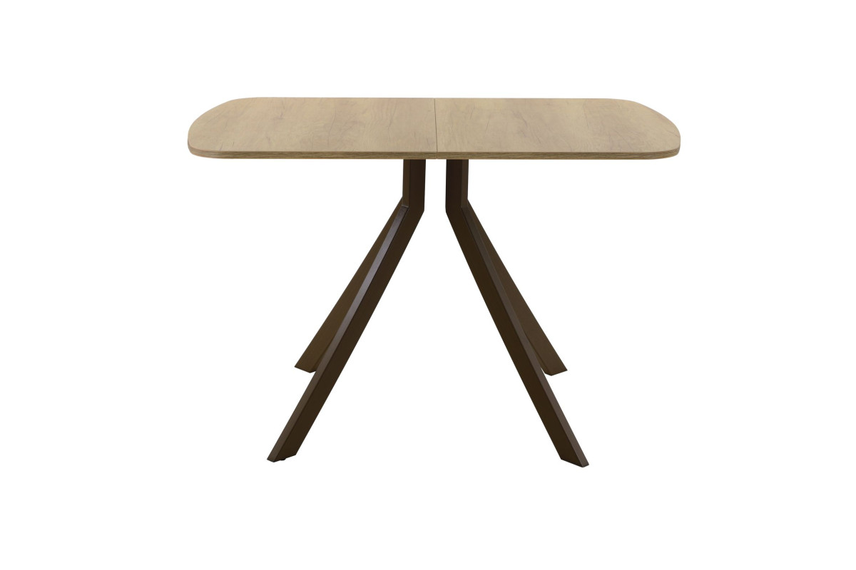 Обеденный стол AMC Elite (серии SLIM) / E18(1200) D2 (коричневый/Дуб Небраска Натуральный)