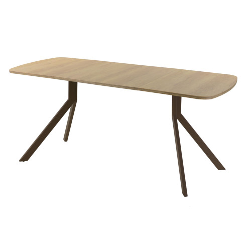Обеденный стол AMC Elite (серии SLIM) / E18(1100) D2 (коричневый/Дуб Небраска Натуральный)