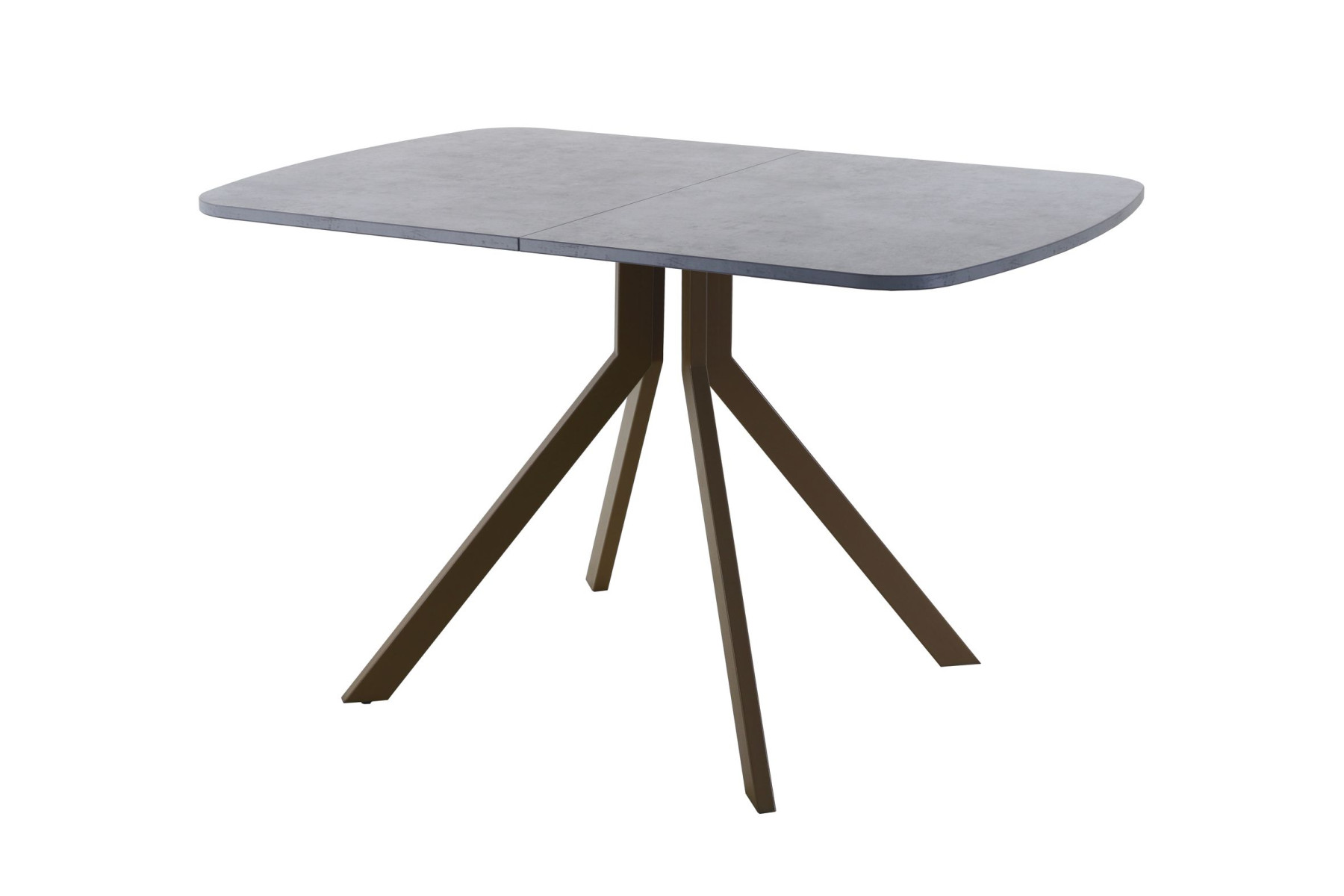 Обеденный стол AMC Elite (серии SLIM) / E18(1200) D2 (коричневый/Бетон Чикаго светло-серый)