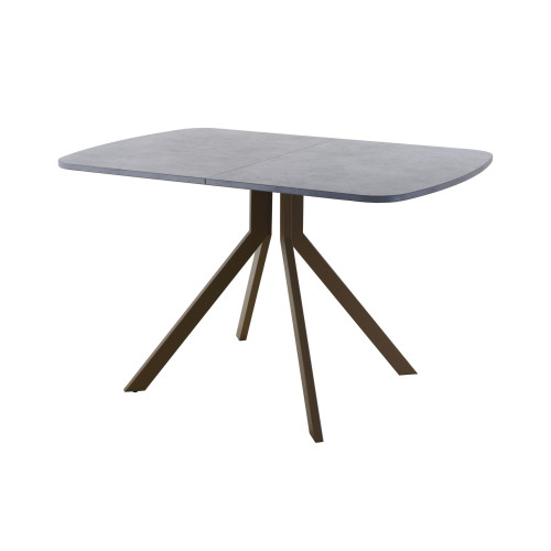 Обеденный стол AMC Elite (серии SLIM) / E18(1100) D2 (коричневый/Бетон Чикаго светло-серый)