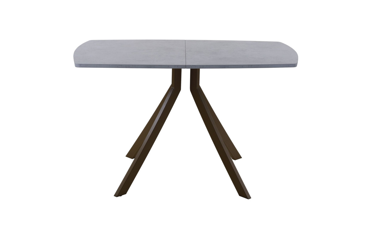 Обеденный стол AMC Elite (серии SLIM) / E18(1200) D2 (коричневый/Бетон Чикаго светло-серый)