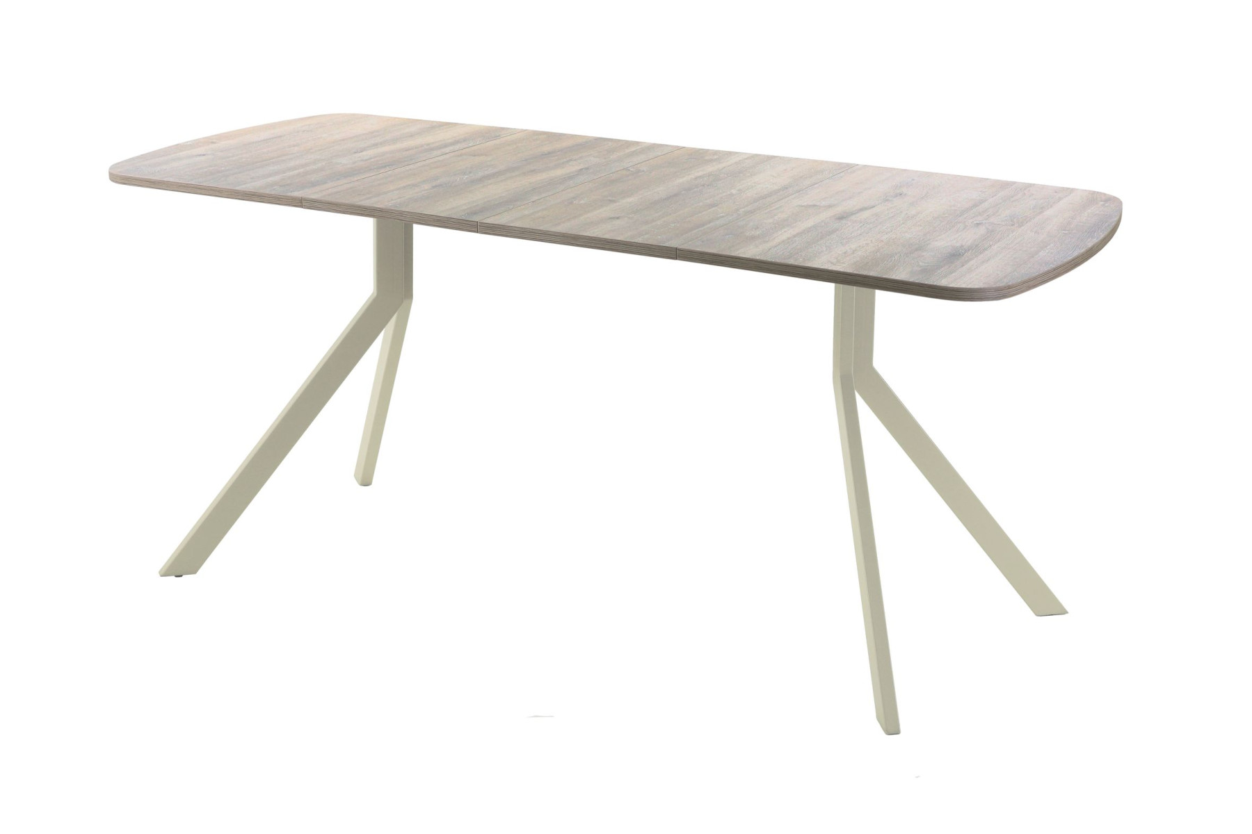 Обеденный стол AMC Elite (серии SLIM) / E18(1100) D2 (бежевый/Дуб Уайт-Ривер песочно-бежевый)