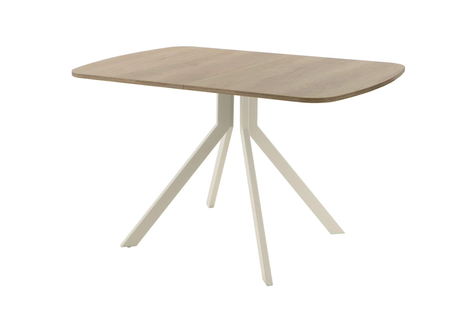 Обеденный стол AMC Elite (серии SLIM) / E18(1200) D2 (бежевый/Дуб Небраска Натуральный)