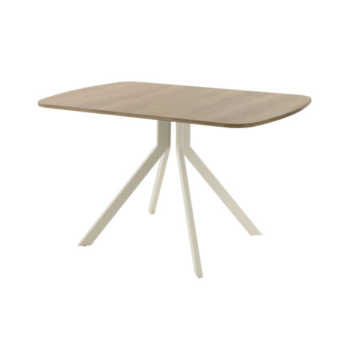 Обеденный стол AMC Elite (серии SLIM) / E18(1200) D2 (бежевый/Дуб Небраска Натуральный)