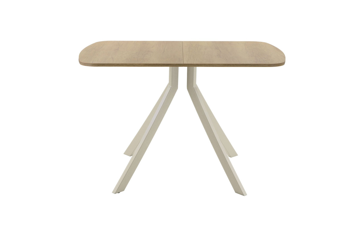 Обеденный стол AMC Elite (серии SLIM) / E18(1200) D2 (бежевый/Дуб Небраска Натуральный)