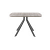 Обеденный стол AMC Elite (серии SLIM) / E18(1200) D2 (графит/Дуб Уайт-Ривер песочно-бежевый)