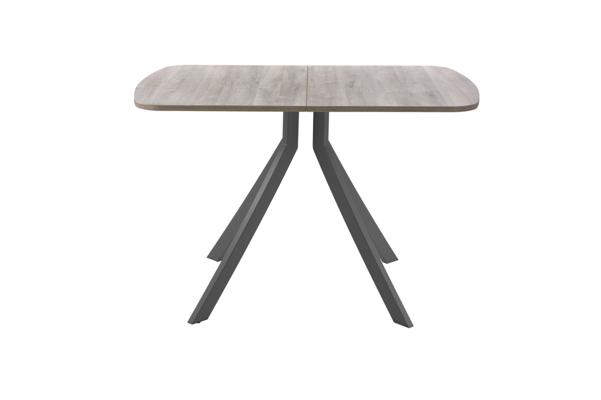 Обеденный стол AMC Elite (серии SLIM) / E18(1200) D2 (графит/Дуб Уайт-Ривер песочно-бежевый)