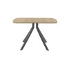 Обеденный стол AMC Elite (серии SLIM) / E18(1200) D2 (графит/Дуб Небраска Натуральный)