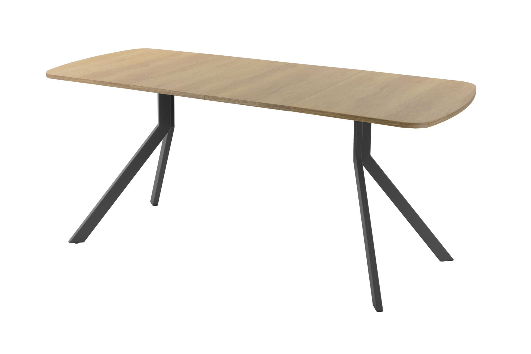 Обеденный стол AMC Elite (серии SLIM) / E18(1200) D2 (графит/Дуб Небраска Натуральный)