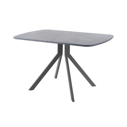 Обеденный стол AMC Elite (серии SLIM) / E18(1100) D2 (графит/Бетон Чикаго светло-серый)