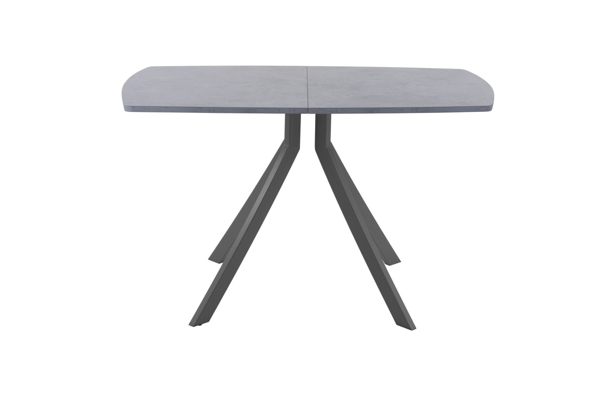 Обеденный стол AMC Elite (серии SLIM) / E18(1200) D2 (графит/Бетон Чикаго светло-серый)