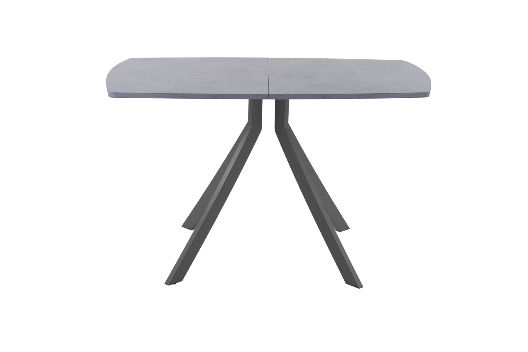 Обеденный стол AMC Elite (серии SLIM) / E18(1200) D2 (графит/Бетон Чикаго светло-серый)