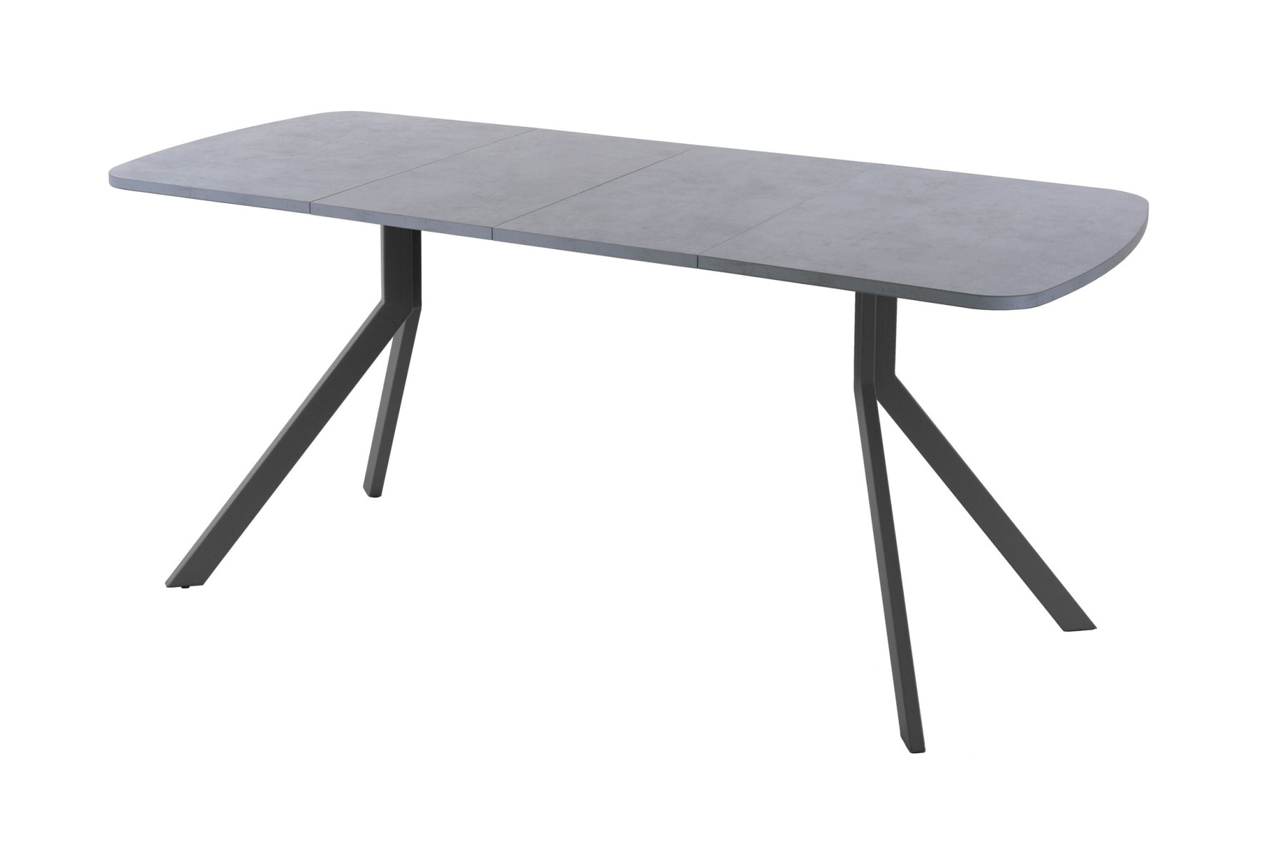 Обеденный стол AMC Elite (серии SLIM) / E18(1200) D2 (графит/Бетон Чикаго светло-серый)