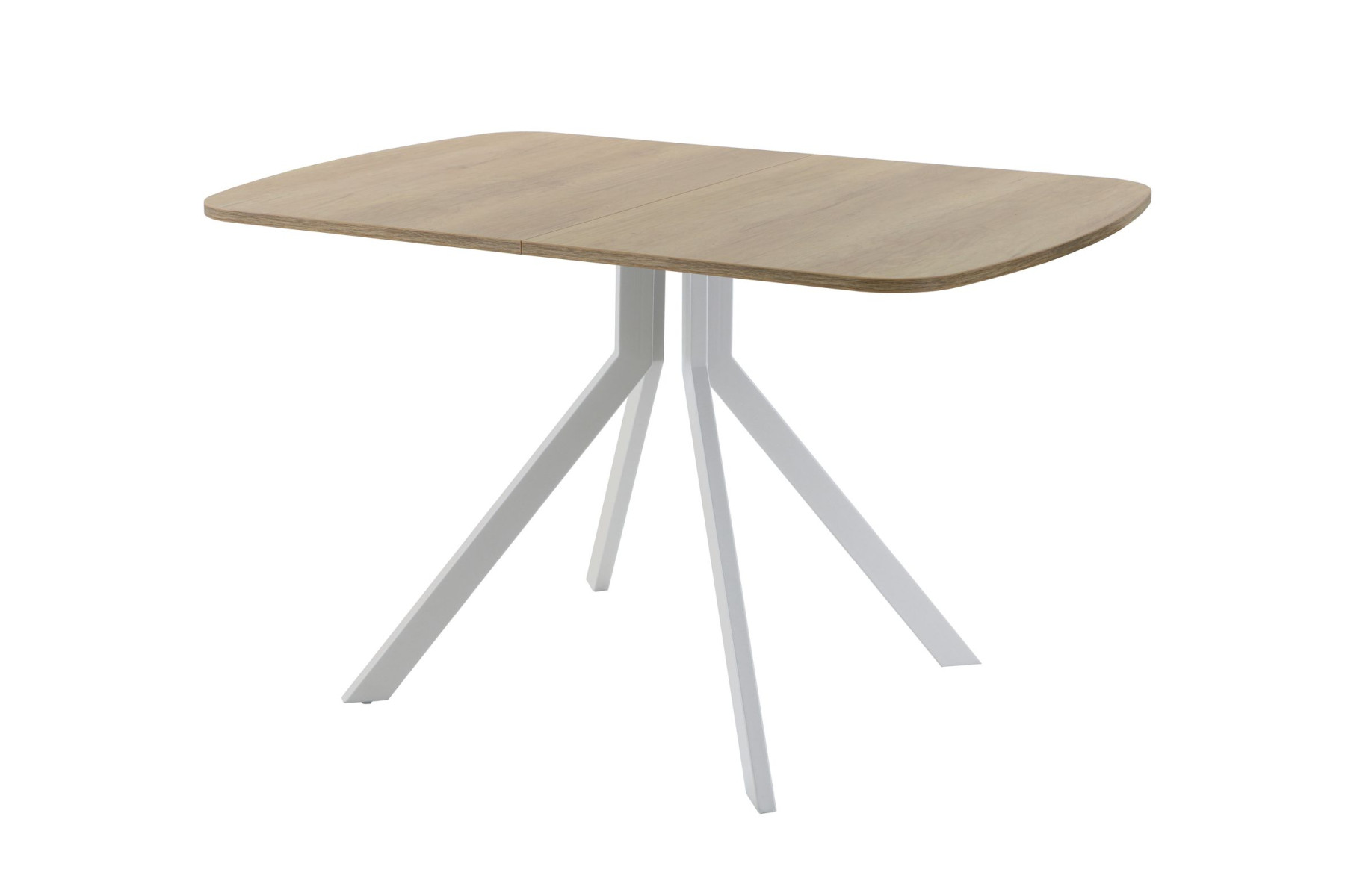 Обеденный стол AMC Elite (серии SLIM) / E18(1200) D2 (серебро/Дуб Небраска Натуральный)