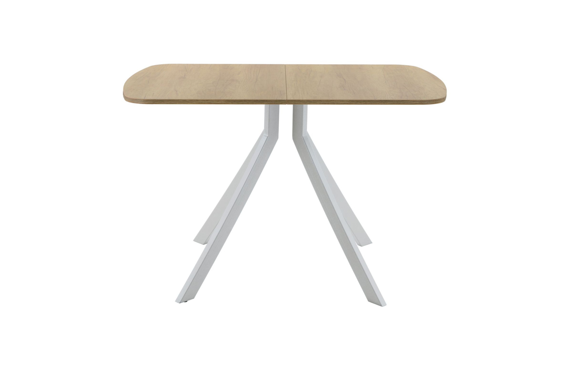 Обеденный стол AMC Elite (серии SLIM) / E18(1200) D2 (серебро/Дуб Небраска Натуральный)